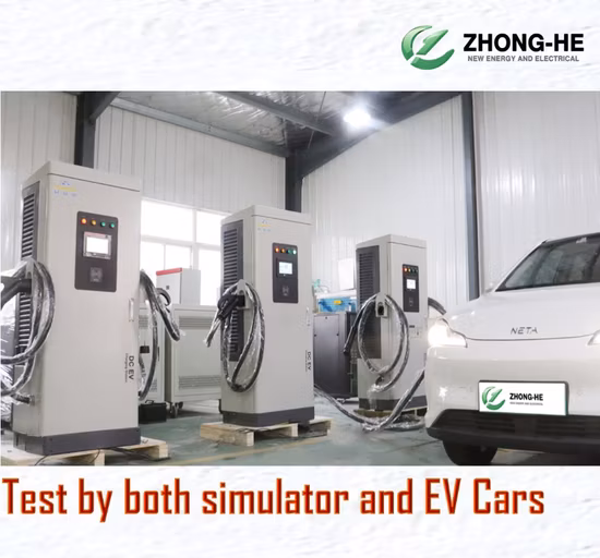60kw 80kw 100kw 120kw 160kw 200kw ダブルガン EV 充電器充電ステーション CCS1 CCS2 Chademo GB/T タイプ出力 150