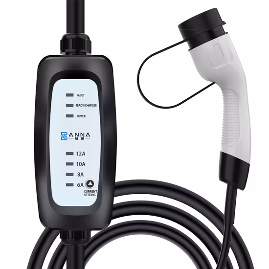 卸売 IEC 62196 16A 3.5kw 電気自動車の充電器レベル 2 ホームアダプタ充電器タイプ 2 AC ポータブル EV 充電ステーション